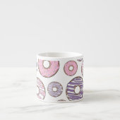 Roze Donuts, Paarse Donuts, Sprinkles, Jouw naam Espresso Kop (Voorkant)