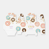 Roze Donuts Twee zoete tweede verjaardag Bedankdoosjes (Uitgevouwen)