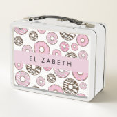 Roze Donuts, Witte Donuts, Sprinkles, Jouw naam (Achterkant)