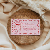 Roze Doodle Enclosure Kaart Custom Insert Afstudee