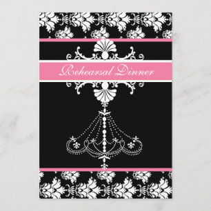 Roze dophandelaarster - Dinner Card Kaart