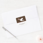 roze dove stickers (Envelop)