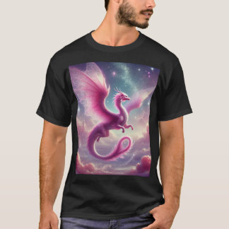Roze draak t-shirt
