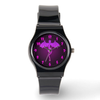 Roze dragon van Serpent Horloge