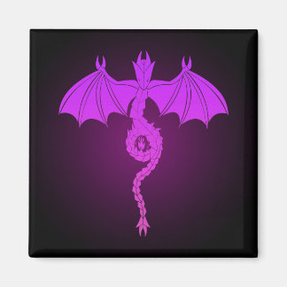 Roze dragon van Serpent Magneet