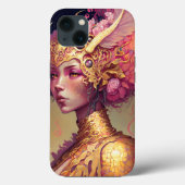 Roze dragon Woman Fantasy Art Case-Mate iPhone Case (Achterkant)