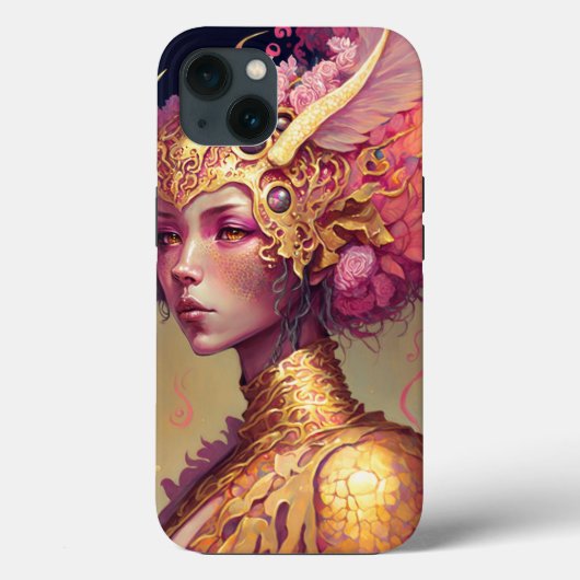 Roze dragon Woman Fantasy Art Case-Mate iPhone Case (Achterkant)