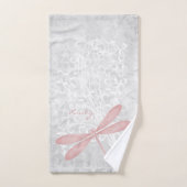 Roze Dragonfly - Aangepaste set voor handdoeken (Handdoek)