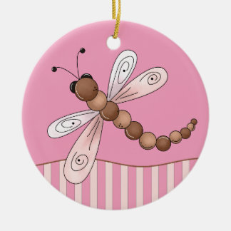 Roze Dragonfly Ornament
