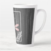 Roze Dragonfly Rustic Personal Latte Mok (Rechts)