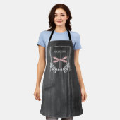Roze Dragonfly Rustic Schort (Gedragen)