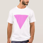 Roze driehoek t-shirt (Voorkant)