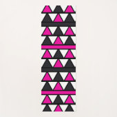 roze driehoeken yogamat (Voorkant)