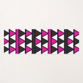 roze driehoeken yogamat (Voorkant (horizontaal))