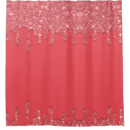 Roze driftoppetrolgordijn douchegordijn