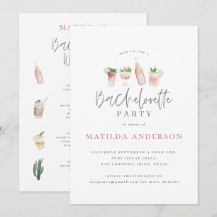 Roze drinken in het weekend rondreis aankondiging