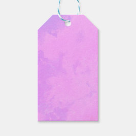 Roze Dromerige Wolk Effect  Cadeaulabel