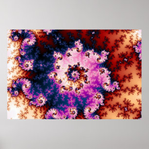 Roze droom - Fractal Poster