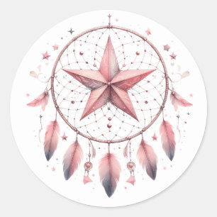 Roze Droomvanger Stickers