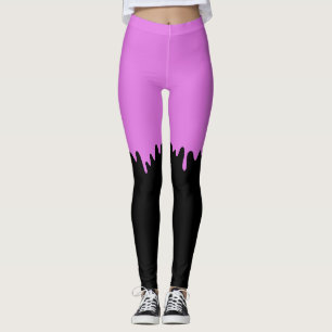 roze druipend slijm leggings