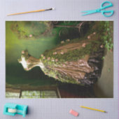 Roze drukknop tissuepapier (Craft)