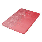 Roze druppelteller voor glitter Bath Mat (Gekanteld)
