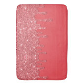 Roze druppelteller voor glitter Bath Mat (Voorkant Verticaal)