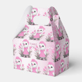 Roze Duck Favor Box Bedankdoosjes (Achterkant)