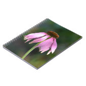 Roze Echinacea Bloem Fotografie Notitieboek (Linkerzijde)