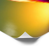 Roze eekhoorn op de tak perfect poster (Hoek)