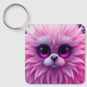 Roze Eén Sleutelhanger