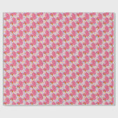 Roze Eend Verpakkend Document Cadeaupapier (Vlak)
