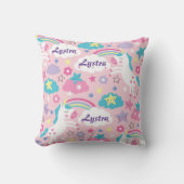 Roze Eenhoorn Baby kussen (Voorkant)