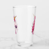 Roze Eenhoorn Fantasy Glass Cup Glas (Rechts)