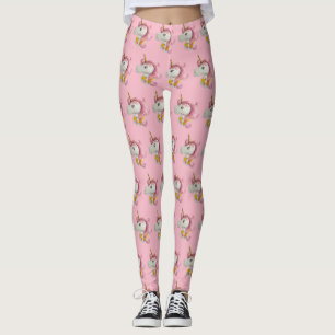  Roze Eenhoorn Patterned Leggings
