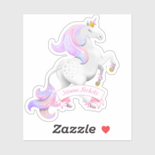 Roze Eenhoorn  Princess Sparkles Sticker