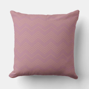 Roze, eenvoudig, modern, cool, trendy zigzag patro kussen