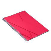 Roze, eenvoudig, modern, elegant, cool, trendy kun notitieboek (Rechterzijde)