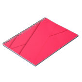 Roze, eenvoudig, modern, elegant, cool, trendy kun notitieboek (Linkerzijde)