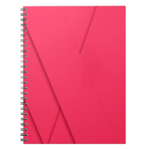 Roze, eenvoudig, modern, elegant, cool, trendy kun notitieboek