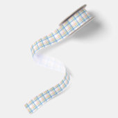 Roze Eenvoudige Gingham Geruite Kerstmis Lint (Achterkant)