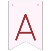 Roze eerste reis rond de eerste zondag vlaggetjes (Derde vlag)