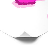 ROZE EET SLAAP TREIN CHEERLEADING FOTO AFDRUK (Hoek)