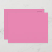 Roze #EF8484, Cadillac Roze Briefkaart (Voorkant / Achterkant)