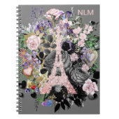 Roze Eiffeltoren  Notitieboek (Voorkant)