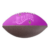 Roze Eleanor Name Logo, American Football (Gedraaid 270)
