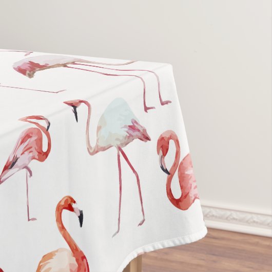 Roze Elegant Flamingo patroon Tafelkleed (Voorbeeld)