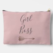 Roze Elegant Script Meisje Boss Etui (Achterkant)