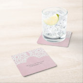 Roze elegante Onderzetters voor papier (Insitu)