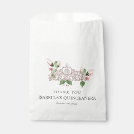 Roze Elegante Quinceañera Bedankzakje